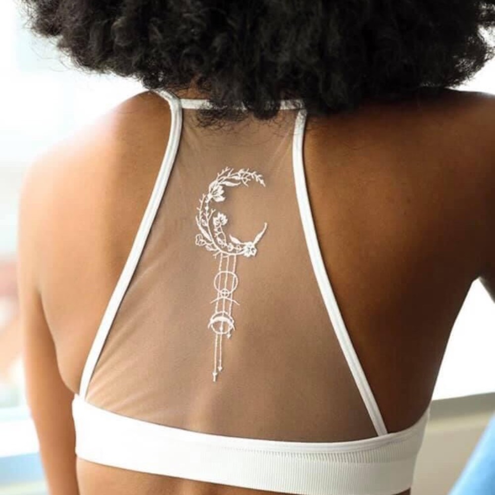 COPY - Black tattoo bralette NWT